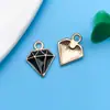 Aleación de dibujos animados creativa gota de aceite 20 accesorios de joyería diy pulsera hecha a mano accesorios de joyería con cuentas bolsa mixta al por mayor