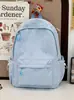 Mochila ins estilo coreano, fresca e simples, mochila estudantil versátil de grande capacidade, bolsa escolar casual da moda céu estrelado