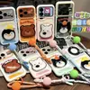 El cordón de doble soporte West Highland se transforma instantáneamente en una funda compatible con iPhone 16 Pro Max, diseño cielo estrellado de dopamina