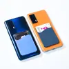 Suporte de cartão de silicone para celular porta-cartão cartão de banco cartão de ônibus adesivo traseiro preguiçoso para celular fábrica direta Promoção de Presente adesivo de cartão