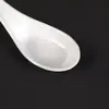 Cuchara Blanca de Melamina Grado Alimenticio Mango Corto Cuchara China para Beber Cuchara para Porridge Arroz Catering Comercial Restaurante Hotel Venta al por Mayor