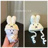 Gorro de dibujos animados de hamburguesa tejido a mano 13cm ropa de muñeco oso autocrítico 10cm muñeco de algodón accesorio de tocado lindo