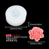 Flor de simulação flor tridimensional flor de açúcar molde de silicone molde de vela perfumada de rosa Dia dos Namorados decoração de bolo ferramenta de moagem