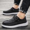 Amazon comercio exterior talla grande mocasines casuales para hombre slip-on zapatos para hombre zapatos de lona de moda zapatos populares para holgazanear para hombre al por mayor