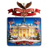 Novo produto: Enfeite do 250º Aniversário dos EUA, Decoração de Natal comemorativa do 250º Aniversário Americano