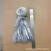 Juguete popular para gatos: Pulpo de palo de pelo de conejo real, pulpo para que los gatos se entretengan y alivien el aburrimiento, enriquece el entorno de los gatos mascota, se puede etiquetar