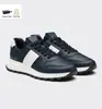 En Stock 2025 Moda Triángulo Micro-Logo Suela Gruesa Aumentador de Altura Zapatos de Papá Punta Redonda Con Cordones Versátiles Zapatillas Casuales