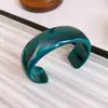 Pulseira Aberta Estilo Vintage Banhada a Ouro Genuíno Madrepérola Moda Retrô Versátil Pulseira Simples Elegante para o Dia a Dia Joias Femininas