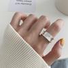 Estilo coreano bonito estilo anel feminino indústria pesada elegante bonito elegante legal internet celebrante personalidade all-match elegante abertura ajustável