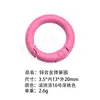 Anillo de Resorte de Aleación de Zinc Ecológico Estándar Europeo, Llavero Colgante de Moda, Accesorios, Varios Estilos, Selección Integral, Versátil