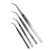 Pinzas de codo de acero inoxidable pinzas para apósitos fabricantes de pinzas de codo con dientes antideslizantes 12.5 cm-30 cm