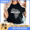 2024 Mapa Creativo de África Juneteenth Top Personalizado para Mujer
