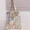 Hd3488 Bolsa de Chiffon com Pingente de Renda Floral Estilo Praia para Menina Doce Primavera e Verão Bolsa Fresca