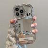Lindo Mickey Adecuado para Funda de Teléfono Móvil Apple 17Promax Iphone15 con Soporte 16 Galvanizado 14 Silicona 13 Mujer