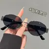 Gafas de Sol Metálicas Estilo Retro Europeo y Americano Modelo Nuevo 2026 Gafas de Sol Mismo Estilo que Influencers de Transmisión en Vivo de Gama Alta Protección UV Protección Solar