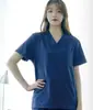 Ropa de trabajo para quirófano de médicos hombres y mujeres transfronterizos four-sided bullet ropa de trabajo médica elástica secado rápido manga larga ropa para lavar a mano
