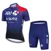 Conjunto de Maillot de Ciclismo Fdj Pantalones Cortos de Manga Corta para Bicicleta Ropa para Montaña y Carretera Hombres y Mujeres Versión de Equipo Ropa de Ciclismo de Secado Rápido