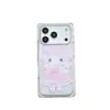 Funda Rosa de Cordero Linda para Teléfono para Niñas, Adecuada para iPhone 17 Pro Max, 16 Pro Funda Suave Cuadrada, 15 Pro Max