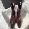 Botas Delgadas de Tacón Alto Chuyuji, Botas Elásticas, Punta Fina, Cierre Trasero, Estilo Sexy Otoño e Invierno, Botines Cortos Llamativos para Mujer