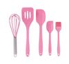 Utensilios de cocina en caja de color juego de herramientas para hornear de 5 piezas utensilios de cocina de silicona espátula de silicona herramientas para pasteles