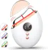 Tabla Gua Sha Eléctrica Transfronteriza, Dispositivo Facial Gua Sha con Luz Roja y Azul y Compresa Caliente, Masajeador Vibratorio de Introducción de Aceite Esencial con Microcorriente