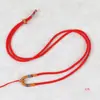 Cuerda de Collar Sencilla Hecha a Mano Cuerda Enrollada Colgante Cera de Abeja Cristal Jade Ágata Cordón Ajustable
