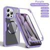 Nuevo Modelo Transfronterizo Adecuado para Iphone16Promax Qicai 360 Carcasa Magnética Todo Incluido Apple 16Plus Cubierta Anticaídas