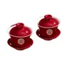 Juego de Tazas de Té para Boda, Tazas de Té de la Pareja de Novios, un Par de Tazones y Palillos de Boda, Juego de Té, Colección de Artículos para Boda