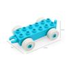 Bloques de Construcción para Autos, Partículas Grandes, Juguetes de Ensamblaje para Niños, Accesorios Educativos para Llantas, Ruedas Inferiores para Trenes, Compatibles con Feile