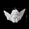 Ángel de la Fuente de los Deseos Decoración de Pastel de Cumpleaños Adornos Columna Romana Retro Ángel Pequeño Fuente Molde de Silicona