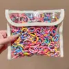Cuerda para el pelo de alta elasticidad para niños, no daña el pelo, anillo de toalla de color, accesorios para el pelo, goma elástica para niñas, cuerda para el pelo, anillo para el pelo de bebé, tocado