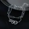 Pulsera Anillo Doble Minimalista Estrellada para Año Nuevo, Joyería Brillante Única y Sencilla, Popular en Xiaohongshu