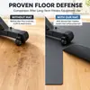 Alfombrilla antideslizante para bicicleta, alfombrilla amortiguadora para cinta de correr en casa, tamaño grande, alfombrilla insonorizante para gimnasio, alfombrilla para suelo, hecha a medida para exportación