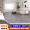 Alfombra de baldosas de cuero de PVC impermeable para el hogar, de cemento, gruesa, resistente al desgaste, de 4 m de ancho, extendida directamente