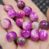 Cuentas moradas de forma irregular, piedras preciosas, cuentas sueltas, cuarzo, jade, forma de barril irregular, pulsera, collar, accesorios de joyería, cuentas al por mayor