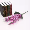 Orquídea Phalaenopsis de tamaño mediano con 20 tallos, planta de maceta Phalaenopsis para decoración floral del hogar, flor artificial con tacto realista, adorno de bonsái de planta verde