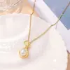 Collar Cruzado Transfronterizo Colgante para Mujer Cadena de Clavícula Completa Diamante Diseño de Nicho Cadena para el Cuello Acero de Titanio Accesorios de Joyería Cadena para Suéter