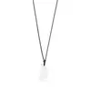 Colgante de ataúd de cristal natural más vendido, Joyería trapezoidal cortada a mano, Collar elegante de nuevo estilo transfronterizo al por mayor