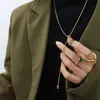 Design geométrico estilo coreano coração com borla torcida corrente de suéter ajustável nicho colar banhado a ouro 18K joia M045