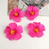 Pasador de Flor de Hibisco Artificial Transfronterizo Accesorio para el Cabello 10 cm Flor Falsa Pe Pinza para el Cabello Decoración de Boda Flores Materiales DIY