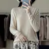 Top de punto cómodo, agradable para la piel y elegante con un diseño sencillo y elegante.. Esta pieza versátil es perfecta para usar en capas en otoño e invierno, con una construcción sin costuras