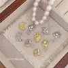 Cor Dourada Real Banhada Cor Preservada Asas de Anjo Lua Varinha Mágica Coração Gota d'Água Pingente de Zircônia Pingente DIY Acessórios Feitos à Mão