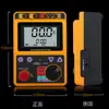 Xima Ar4105A Medidor Digital de Resistencia de Puesta a Tierra Megóhmetro Medidor de Resistencia de Aislamiento Medidor de Resistencia para Protección contra Rayos