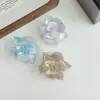 Nuevo Clip de Tiburón Creativo Estilo Francés de Alta Gama Horquilla de Flor de Trébol Adorno para el Cabello