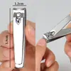 Venta Caliente Transfronteriza Tijeras para Uñas de Manicura Tijeras para Uñas de Boca Plana Tijeras para Uñas Portátiles Herramientas de Manicura Listas para la Venta