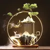 Creativo Zen Chinoiserie Pin de Bienvenida Fuente Humidificación Flujo de Agua Adornos Feng Shui Atraer Riqueza Sala de Estar Oficina Regalos de Inauguración