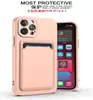 Adequado para iPhone16promax cartão tudo incluído 15 capa de celular pele-sentindo fosco 14 pacote de cartão furo fino 11 capa de celular