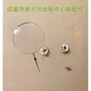 Cubierta de pinza para reloj accesorios cristal de reloj cabeza de reloj anillo metálico junta pulsador de rodillo tornillo de fijación bloqueo esfera del reloj