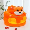 Nuevo Bebé Aprende a Sentarse en el Sofá Dibujos Animados Felpa Asiento de Aprendizaje para Bebés Taburete Base de Esponja Respaldo Anticaídas Silla de Comedor Venta al por Mayor