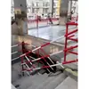 Obra de construcción protección de bordes estandarizada poste vertical barandilla pasamanos de escalera temporal protección poste vertical poste en T poste tipo Rey
